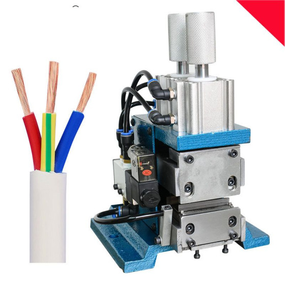 3F Portable Vertical And Horizontal Pneumatic Peeling Machine 32#-16# Multi-stranded Wire, Sheathed Wire Cable Peeling