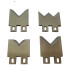 Durable Computer cutting stripping machine knvies die automatic stripper cutter blades die insert ( Tungsten steel )