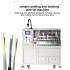 Automatic electric wire peeling twist and tin dipping machine Sheathed cable strip and strands twist soldering machine