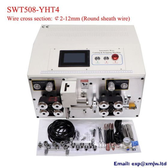 SWT508-YHT4 Diameter 2-12MM Wire Stripping Cutter Machine Round Sheath Inner And Outer Double Layer Peeling Tool 560W 220V 110V