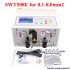 0.1-8.0mm2 SWT508E Automatic Computer Wire Stripping Cutting Machine English Touch Screen Cable Crimping Peeling Cutter Stripper