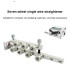 Computerized wire stripping machine feeding wheels Electric wire straightener tools