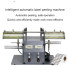 Intelligent automatic label peeling machine barcodes hot stamping sticker packaging trademarks insulated rubber label split