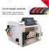 Automatic flat tube cutting machine water pipe gas tubes and metal braid pips cut equipment