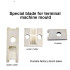 Otp Straight Mold Blade Die Terminal Crimping Machine Assembly Blades Crimp Knife Cutter for Direct Feeding Crimping