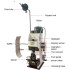 8T High-precision Wire Electrical Splicing Terminal Crimping Machine Die Change Speed Regulation Digital Terminal Crimper