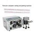 Fast Electronic flat wire peeling machine ribbon cable stripping machine 2-18P parallel wire computerized stripper
