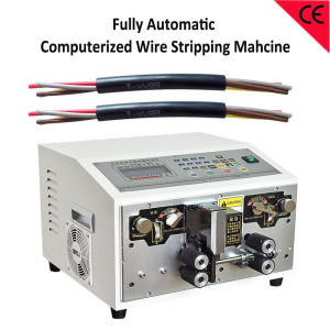 16square hard wire peeling machine for BVR BV cables Computerized wire stripping and cutting machine