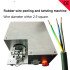 Rubber wire peeling and twisting machine 2.5 quare sheath wire strip and twist device rotary stripping tool