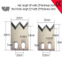 Durable Computer cutting stripping machine knvies die automatic stripper cutter blades die insert ( Tungsten steel )