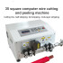 35 square computerized wire cutting and peeling machine coaxial sheathed cables strip machine