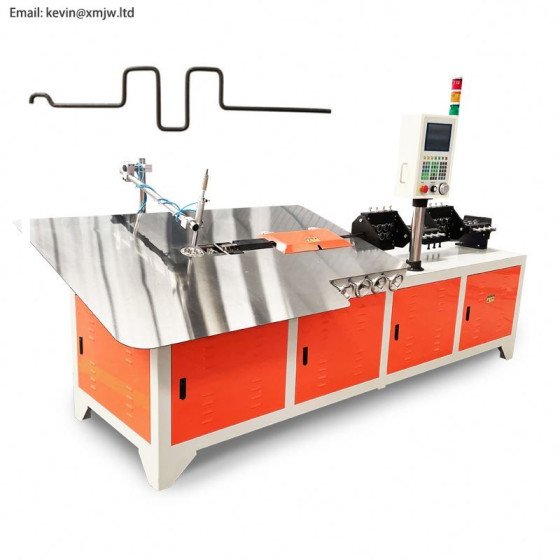 3-8mm 3 Axis 5 Axis CNC 2D  cnc Wire Bending Machine Stainless Steel Round Wire Bar Bending Forming Machine
