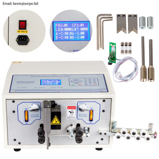 cheap automatic wire cable cutting stripping peeling machine for USB ribbon power cable