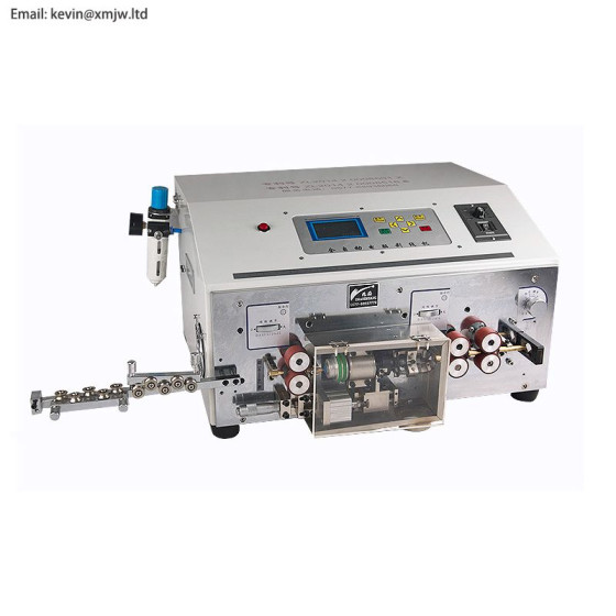 X-CS108 Automatic enamelled wire cutting and stripping machine, enamel cable stripper machine