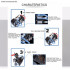 X-S002 Semi-Automatic Horizontal Pneumatic stripping machine, bevel type stripping machine
