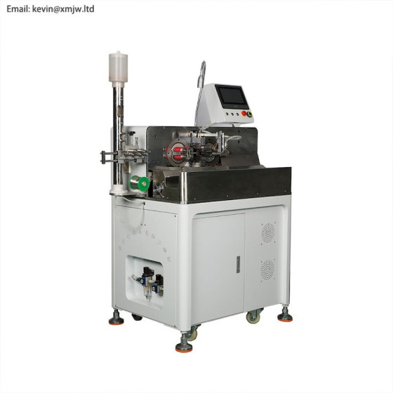 X-TS01 Automatic copper Wire cutting stripping twisting and tinning Machine, wire soldering machine