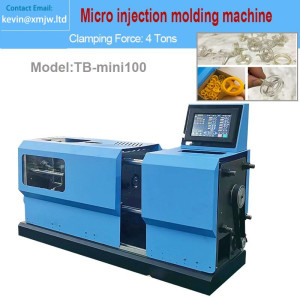 Mini Desktop 4t Plastic Injection Machine 400 Degree Raw Material Forming Machine