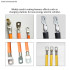 hydraulic crimping machine for thick electronic cables applicator changeable clamping machine