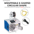 Taping Machine with winding wrapping  Button single binding machine