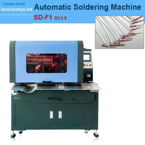 Fully Automatic High Production Speed DC 3.5 Ear Speaker Head Soldering Machine