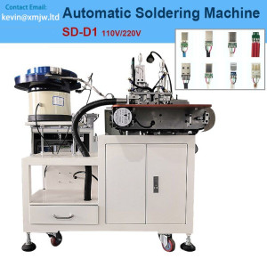 Fully Automatic USB Cable Head Soldering Machine LED Light Wire Connector Welding Machine