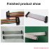 IDC Crimp Machine for Flat Ribbon Cable IDC Connectors Crimping Pliers with Pneumatic Type Cable Clamp IDC Crimp Tool