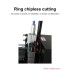 Rotary Chipless PVC Tube Cutting Machine ABS PP PE Pipe Cut Machine (5-100mm)