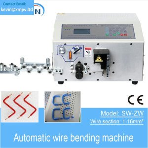 1 - 6mm Square Two Wheel Drive Wire Strip and Bending Machine Automatic Wire Bending Machine