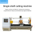 Various Tape Roll diameter 0-300mm Cuting Machine PE BOPP PVC Film Roll Adhesive Tape Hose Cutting Machine