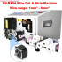BX04 SWT508 1 Line Automatic Computer Wire Cutting Stripping Peel Machine 1mm² - 8mm² Cable Range Stripper with 4 Wheels Driving