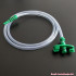 20PCS 3CC/5CC/10CC/30CC/55CC US Type Plastic Transparent Air Tubing Glue Dispenser Syringe Adapter