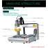 Fully Automatic Desktop 0.4-4MM PCB Splitting Machine Printed Circuit Board Curve Cutting Machine With Vacuum Cleaner