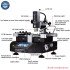 Original ZhuoMao ZM-R5830 3 Zones Air BGA Rework Station PCB Board Chips Repair Reballing Machine 4500W Soldering Welding
