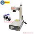 Raycus Fiber Laser Marking Machine 20W 30W 50W Optional Upgrade Rotation Axis Metal Gold Silver Disassembled Engraving Engraver