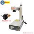 Raycus Fiber Laser Marking Machine 20W 30W 50W Optional Upgrade Rotation Axis Metal Gold Silver Disassembled Engraving Engraver