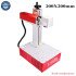 JPT MOPA M7 100W 60W Fiber Laser Metal Cut Colorful Marking Printer Engraver Machine with Ring Rotary Axis for Gold Silver