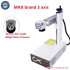 50W JPT Fiber Laser Marking Machine Raycus MAX 20w 30w Stainless Steel Engraver Metal Cutting Silver Gold with Rotary Axis