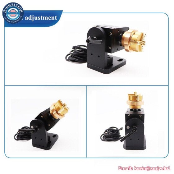 Ring Jewelry Rotary Axis - 90Â° Angle Fiber Laser Copper Clamp Jig