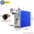 Raycus Fiber Laser Marking Machine 20W 30W 50W Optional Upgrade Rotation Axis Metal Gold Silver Disassembled Engraving Engraver