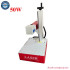 Autofocus 50W Fiber Laser Marking Machine With Ring Rotary Axis 20W 30W For Metal Stainless Steel Leather Engraving Tool