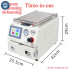 TBK-208 Laminating and Bubble-Removing Machine LCD Repair 3-in-1 Vacuum for SmartPhone Screen Separating Defoaming Tool.