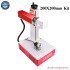 JPT MOPA M7 100W 60W Fiber Laser Metal Cut Colorful Marking Printer Engraver Machine with Ring Rotary Axis for Gold Silver