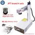 50W JPT Fiber Laser Marking Machine Raycus MAX 20w 30w Stainless Steel Engraver Metal Cutting Silver Gold with Rotary Axis