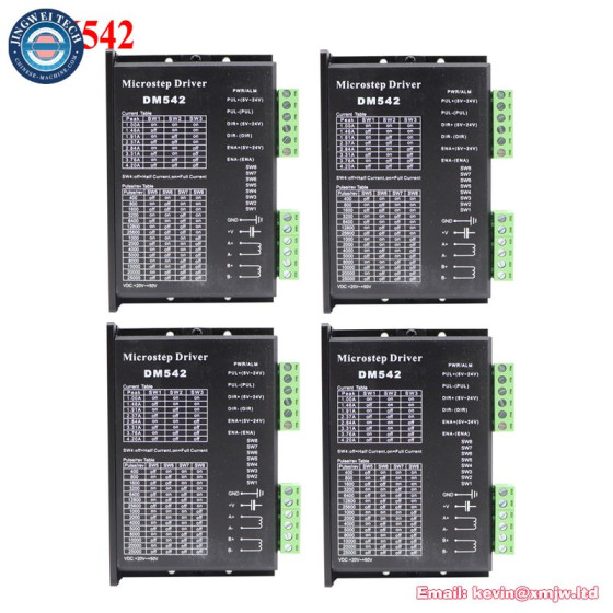 1/3/4pcs DM542 2-phase Digital Stepper Motor Driver Stepping Motor Controller 18-48V DC 4.2A for CNC Router 57 86 Series Motor
