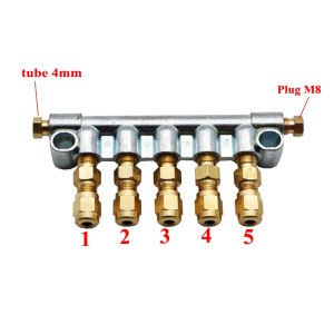 2-10 ROAD Oil Piston Distributor Resistance Proportion+Metering Valve DPB 3 Large Combination