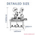 new energy wire harness processing automatic double-head single-thread heat shrinkable tube cold-press terminal crimping machine