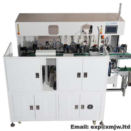 Automatic 2 pin 3 pin plug insert crimping machine europe 2.5a and 10a insert